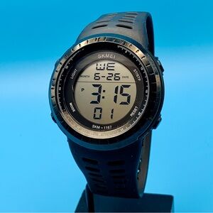 SKMEI 1167 Men’s Digital Wristwatch Chrono Backlight Alarm Resin Band Working